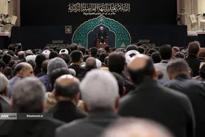 عزاداری ایام شهادت حضرت فاطمةالزهرا(س) با حضور رهبر معظم انقلاب