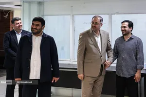 بازدید حسین قرایی مدیرکل روابط عمومی سازمان صداوسیما از خبرگزاری آنا