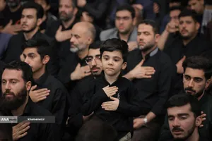 عزاداری شام شهادت حضرت فاطمه(س) با حضور رهبر معظم انقلاب