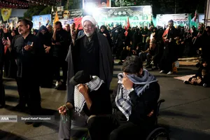 صدو یازدهمین شب حضور مردم ساری در حمایت از نیروهای مسلح و خونخواهی رهبر شهید انقلاب