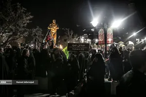 دومین شب عزاداری در سوگ رهبر شهید انقلاب - خیابان نبرد