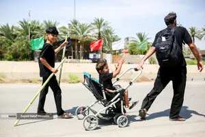 پیاده روی زائرین اربعین حسینی از طریق العلما