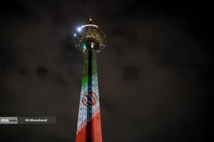 یادبود چهلمین روز شهدای جنگ ۱۲ روزه در برج میلاد