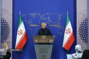 نشست خبری اسماعیل بقایی سخنگوی وزارت امور خارجه