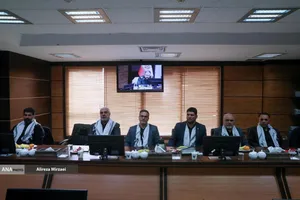 نشست جمعی از بسیجیان با بیژن رنجبر رئیس دانشگاه آزاد اسلامی