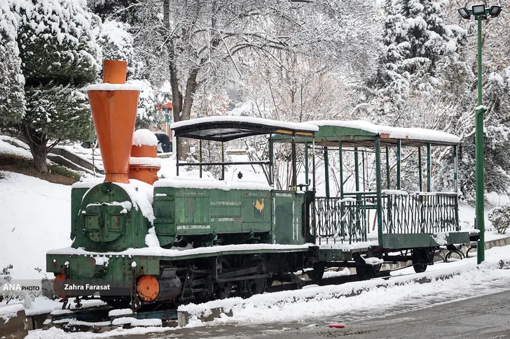 تساقط الثلوج في طهران