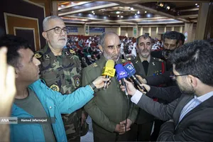 امیر سرتیپ جهانشاهی فرمانده نیروی زمینی ارتش در مراسم ازدواج دانشجویی دانشگاه افسری امام علی(ع) نیروی زمینی ارتش