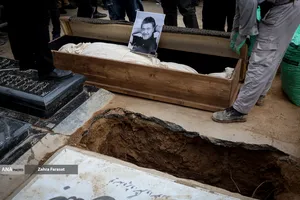 مراسم تشییع پیکر &laquo;رضا رویگری&raquo;