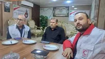 حضور دبیرکل هلال‌احمر در قرارگاه فرماندهی عملیات درمانی ایران در عراق