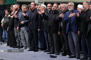 دومین شب عزاداری حضرت فاطمةالزهرا(س) با حضور زهبر م انقلاب