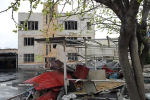 بازدید اصحاب رسانه از پایگاه مدیرت بحران نازی&zwnj;آباد و خودروهای آسیب دیده اورژانس در اثر تجاوز صهیونیستی آمریکایی