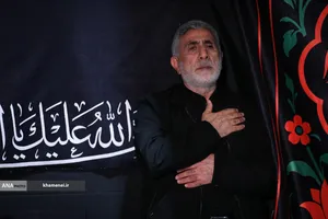 مراسم عزاداری شام غریبان حسینی در جوار محل شهادت قائد شهید