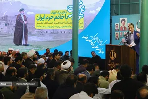 مراسم تجدید عهد با خادم حرم ایران "عهد خدمت" در حسینیه جماران