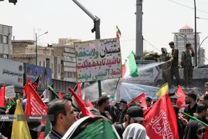مراسم وداع با رهبر شهید انقلاب