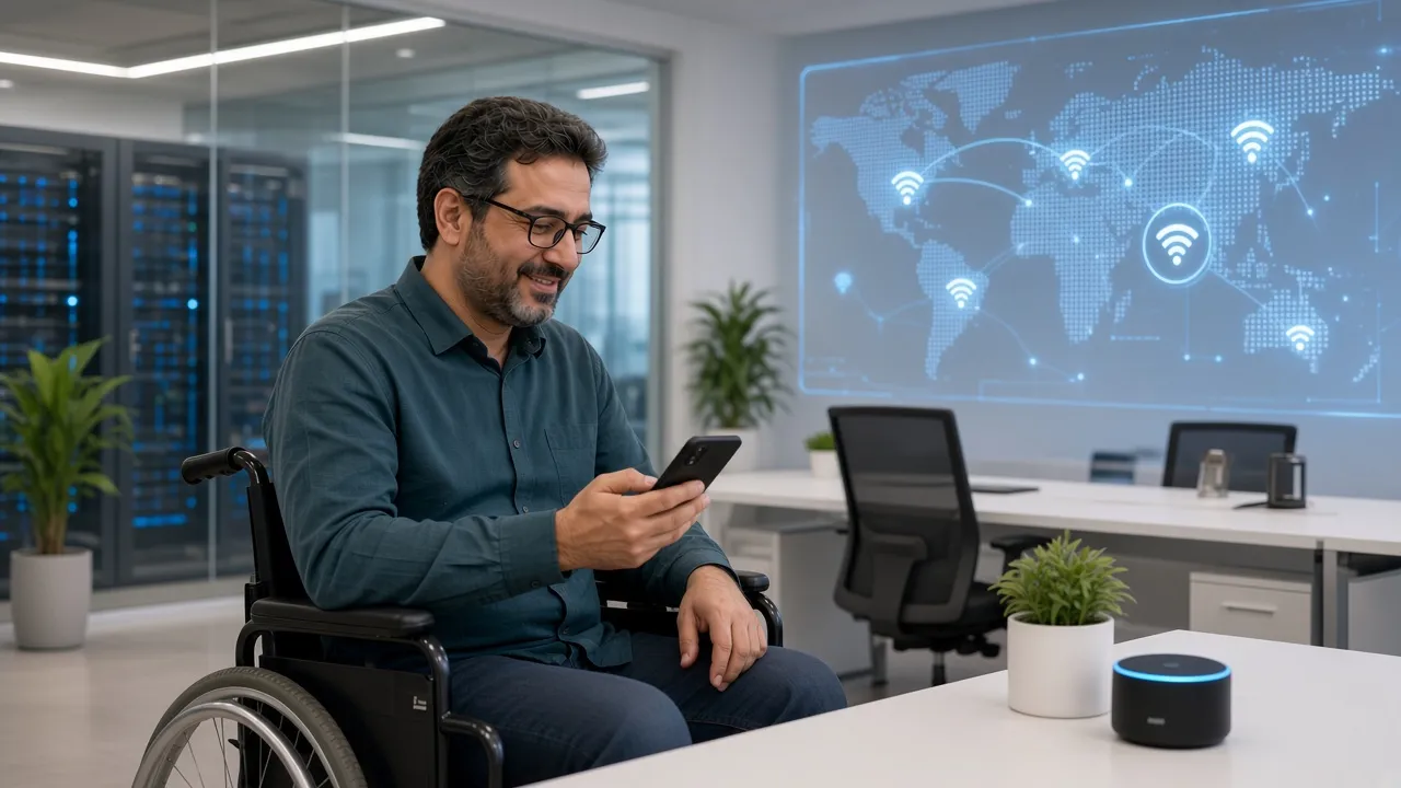 فناوری و اینترنت برای افراد معلول