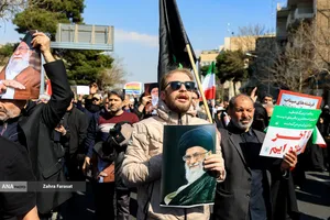 راهپیمایی مردم تهران در محکومیت حملات آمریکایی - صهیونیستی