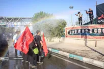 موکب های مردمی در حاشیه وداع با رهبر شهید انقلاب