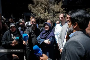 بازدید فاطمه مهاجرانی سخنگوی دولت از ساختمان شیشه&zwnj;ای صداوسیما