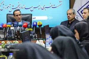 نشست خبری رضا محمدی رئیس سازمان سنجش آموزش کشور