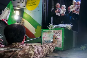 وداع و تشییع پیکر مطهر فرمانده یگان ویژه فاتحین سردار سرتیپ پاسدار شهید محمد علی فتحعلی زاده و&zwnj; همرزمانش