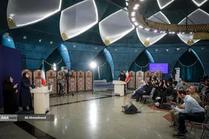 نشست خبری فاطمه مهاجرانی سخنگوی دولت در مرکز همایش&zwnj;های صداوسیما