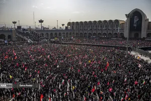 مراسم وداع با رهبر شهید انقلاب

