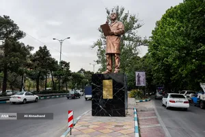 رونمایی از تندیس شهید مصطفی چمران
