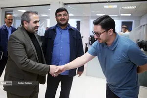 حضور معاون محترم علوم انسانی و هنر دانشگاه آزاد در خبرگزاری آنا