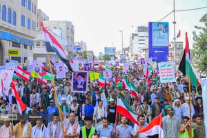 تظاهرات مردم یمن در حمایت از ایران