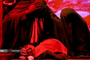 سفره نذری حضرت رقیه(س) در میدان امام حسین(ع)
