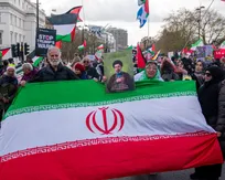 تظاهرات ساکنان لندن در حمایت از جمهوری اسلامی ایران