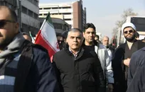 وزیر نفت در راهپیمایی همبستگی حاضر شد