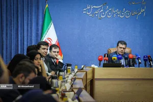 نشست خبری حسین افشین معاون علمی و فناوری رئیس جمهور