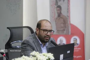 جواد کلاته عربی در جلسه نقد و بررسی کتاب &laquo;تو عاشق شدی&raquo; مجموعه خاطرات شفاهی سردار سیروس صابری از روزهای دفاع مقدس و نبردهای رزمندگان