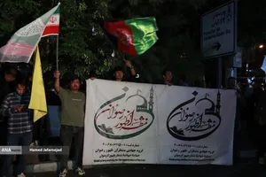 حضور مجاهدان افغانستانی در از نیروهای مسلح کشورمان و رهبر معظم انقلاب اسلامی حضرت آیت الله سیدمجتبی حسینی خامنه ای 