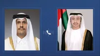 بررسی آخرین تحولات منطقه در گفت‌وگوی تلفنی وزرای خارجه قطر و امارات
