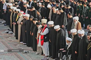 تشییع پیکر مطهر امام مجاهد شهید در شهر مقدس قم