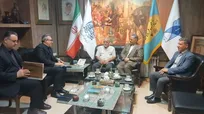 بازدید مدیرکل تأمین اجتماعی غرب تهران از ظرفیت‌های هنری و مهارتی دانشگاه استاد فرشچیان