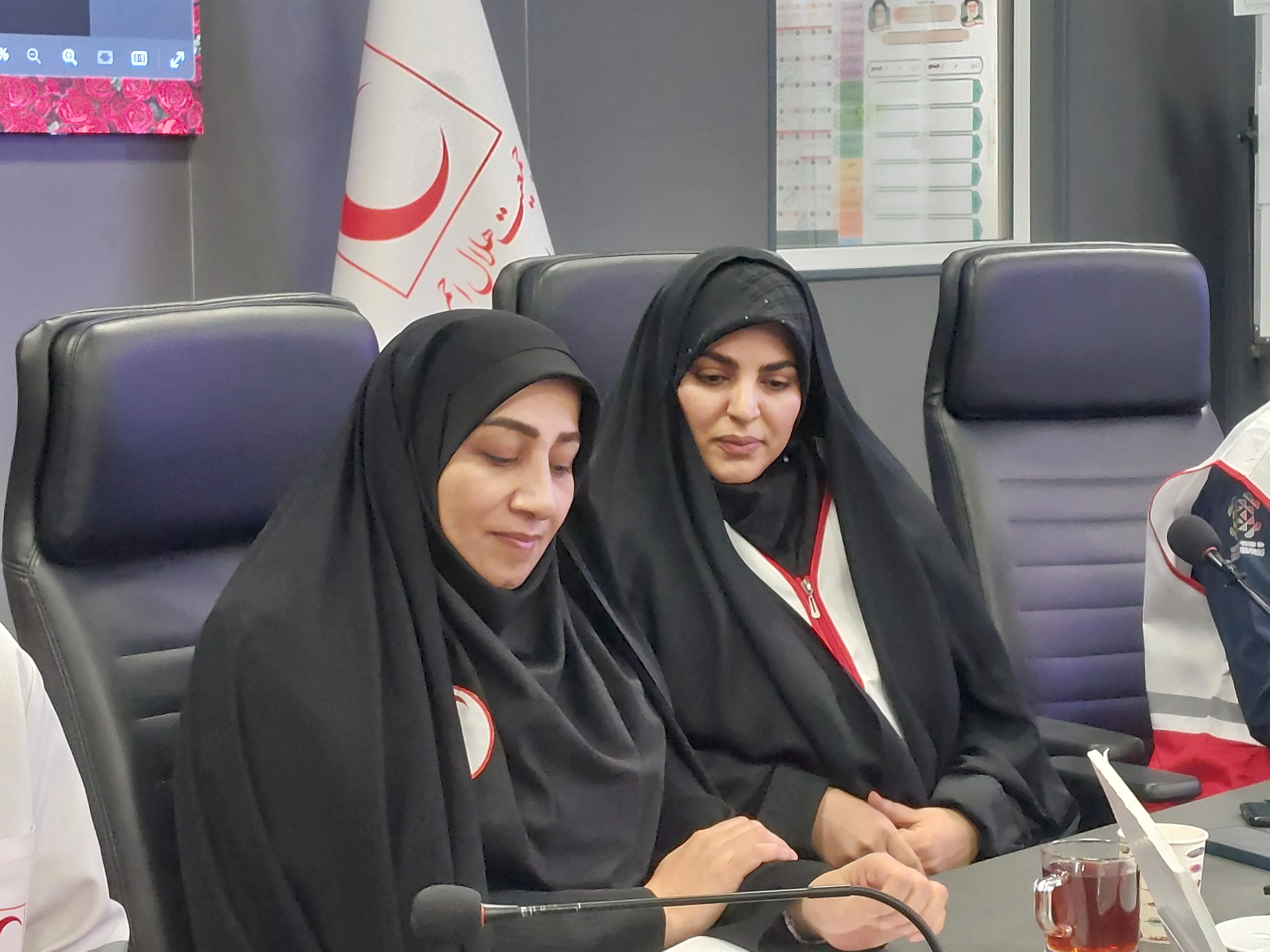 لیلا نصرالهی در هلال احمر لیلا نصرالهی در هلال احمر