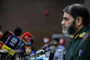 سردار حسین معروفی معاون هماهنگ&zwnj;کننده بسیج و رئیس ستاد گرامیداشت چهل و پنجمین هفته دفاع مقدس