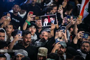 تشییع پیکر مطهر امام مجاهد شهید در کربلای معلی
