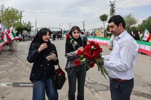 آیین استقبال از دانشجویان در دانشگاه آزاد اسلامی 