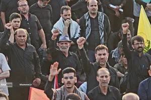 تشییع پیکر مطهر امام مجاهد شهید در شهر مقدس قم