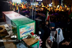 اجتماع مردمی در حمایت از رزمندگان اسلام - میدان شهید طهرانی&zwnj;مقدم
