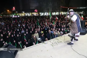 اقامه نماز استغاثه به امام زمان زمان(عج) - چهارراه نبرد خیابان پیروزی