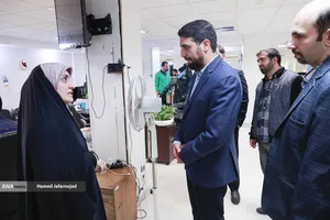 بازدیدمهدی قمی شهردار منطقه 11 تهران از خبرگزاری آنا