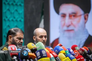 نشست خبری سردار حسین معروفی معاون هماهنگ کننده سازمان بسیج