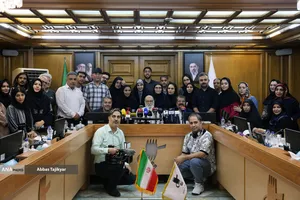 نشست خبری مهندس مهدی چمران رئیس شورای اسلامی شهر تهران