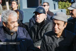 مراسم تشییع پیکر عنایت بخشی 