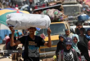 مردم آواره شهر غزه